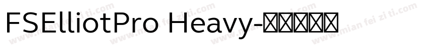 FSElliotPro Heavy字体转换